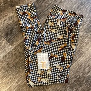 Lularoe tc leggings dog print new with tag
